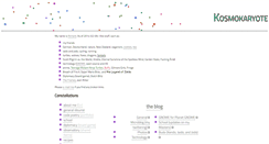 Desktop Screenshot of kosmokaryote.org