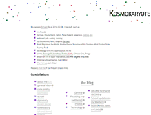 Tablet Screenshot of kosmokaryote.org